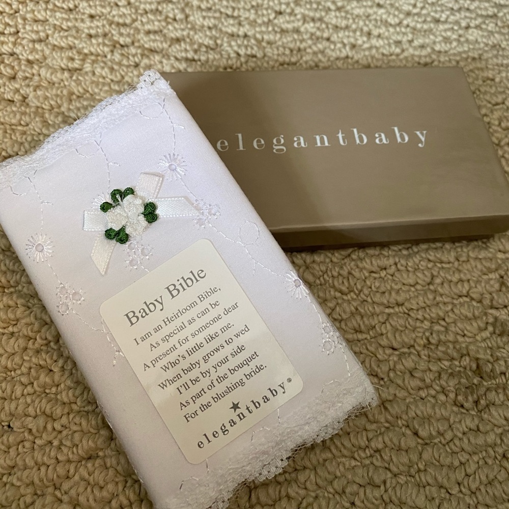 New ElegantBaby bible baptism/christening gift!